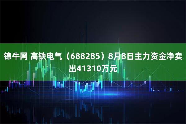 锦牛网 高铁电气（688285）8月8日主力资金净卖出41310万元