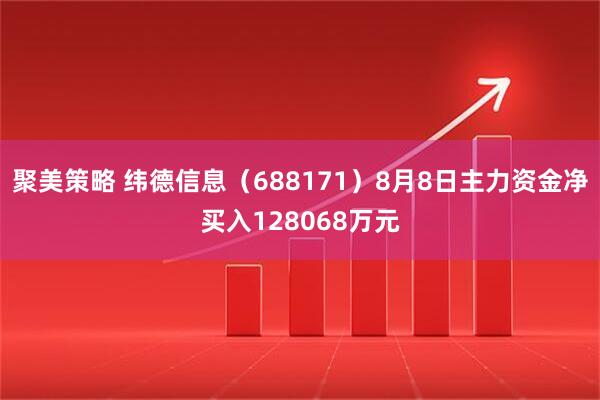 聚美策略 纬德信息（688171）8月8日主力资金净买入128068万元